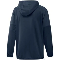 Adidas Anorak Quarter Zip Pullover -Silver Putters adidas 2022 anorak quarter zip pullover crew navy back itempicture