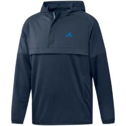 Adidas Anorak Quarter Zip Pullover -Silver Putters adidas 2022 anorak quarter zip pullover crew navy itempicture