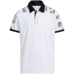Adidas 2022 Boys Print Colorblock Polo -Silver Putters adidas 2022 boys print colorblock polo white itempicture