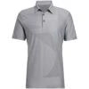 Adidas Shapes Jacquard Polo -Silver Putters adidas 2022 shapes jacquard polo grey three black itempicture