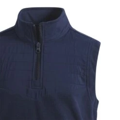 Adidas Boys Fleece Layering Vest -Silver Putters adidas 2023 boys fleece layering vest collegiate navy detail3 itempicture