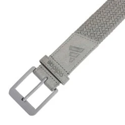 Adidas Braided Stretch Belt -Silver Putters adidas 2023 braided stretch belt grey three buckle itempicture