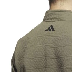 Adidas DWR 1/4 Zip Pullover 15 Adidas DWR 1/4 Zip Pullover -Silver Putters adidas 2023 dwr quarter zip pullover olive strata back detail itempicture