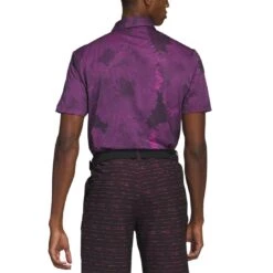 Adidas Flower Mesh Polo -Silver Putters adidas 2023 flower mesh polo black lucid fuchsia back itempicture