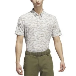 Adidas Go To Printed Polo -Silver Putters adidas 2023 go to printed polo white itempicture