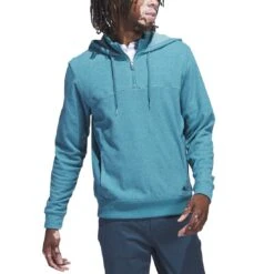 Adidas Go To 1/4 Zip Hoodie -Silver Putters adidas 2023 go to quarter zip hoodie arctic fusion itempicture