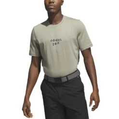 Adidas Golf Graphic Tee -Silver Putters adidas 2023 golf graphic tee silver pebble itempicture