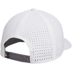 Adidas Hydrophobic Tour Hat 11 Adidas Hydrophobic Tour Hat -Silver Putters adidas 2023 hydrophobic tour hat white back itempicture
