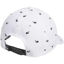 Adidas No Slow Play Hat -Silver Putters adidas 2023 no slow play hat white back itempicture