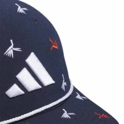 Adidas Summer Open Golf Hat -Silver Putters adidas 2023 summer open golf hat collegiate navy detail itempicture