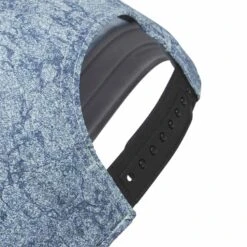 Adidas Tour Print Snapback Hat -Silver Putters adidas 2023 tour print snapback hat semi flash aqua back detail itempicture