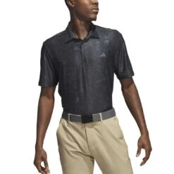 Adidas Ultimate365 Printed Polo -Silver Putters adidas 2023 ultimate365 printed polo black itempicture