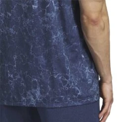 Adidas Ultimate365 Printed Polo -Silver Putters adidas 2023 ultimate365 printed polo collegiate navy detail1 itempicture