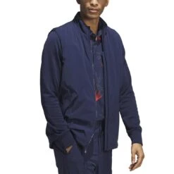 Adidas Ultimate365 Tour Frostguard Padded Jacket -Silver Putters adidas 2023 ultimate365 tour frostguard padded jacket collegiate navy side itempicture