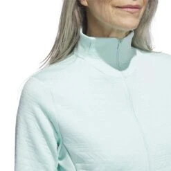 Adidas Women's COLD.RDY Jacket -Silver Putters adidas 2023 womens cold rdy jacket semi flash aqua detail2 itempicture