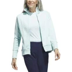 Adidas Women's COLD.RDY Jacket -Silver Putters adidas 2023 womens cold rdy jacket semi flash aqua open itempicture