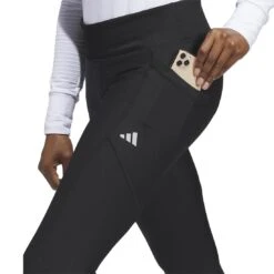 Adidas Women's COLD.RDY Leggings -Silver Putters adidas 2023 womens cold rdy leggings black detail pocket itempicture