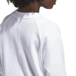 Adidas Women's Made With Nature Sweatshirt -Silver Putters adidas 2023 womens made with nature sweatshirt white detail1 itempicture