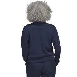 Adidas 2023 Women's Knit Bomber Jacket -Silver Putters adidas 23 womens knit bomber jacket collegiate navy back itempicture