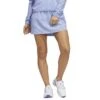 Adidas 2023 Women's Seersucker Skort -Silver Putters adidas 23 womens seersucker 16 inch skort blue fusion itempicture