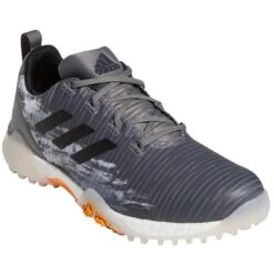 Adidas Codechaos Golf Shoes Grey Four/Black/Orange Rush -Silver Putters adidas codechaos golf shoes grey four black orange rush toe itempicture