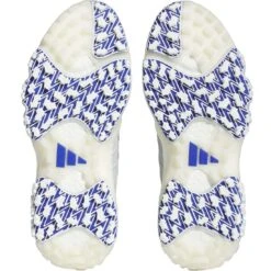 Adidas Codechaos Laceless Golf Shoes Grey Two/White/Lucid Blue -Silver Putters adidas codechaos laceless golf shoes grey two cloud white lucid blue sole itempicture