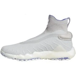 Adidas Codechaos Laceless Golf Shoes Grey Two/White/Lucid Blue -Silver Putters adidas codechaos laceless golf shoes grey two cloud white lucid blue spine itempicture
