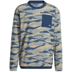 Adidas Texture Print Crewneck