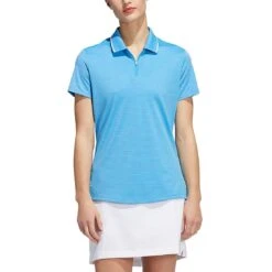 Adidas Women's Novelty Polo -Silver Putters adidas fw22 womens novelty polo pulse blue itempicture