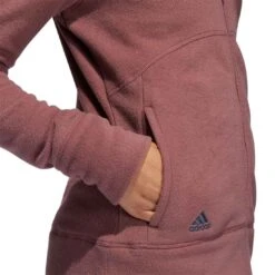 Adidas Women's Polar Fleece Jacket -Silver Putters adidas fw22 womens polar fleece jacket quiet crimson pocket detail itempicture