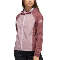 Adidas Women's Provisional Jacket -Silver Putters adidas fw22 womens provisional jacket quiet crimson front itempicture