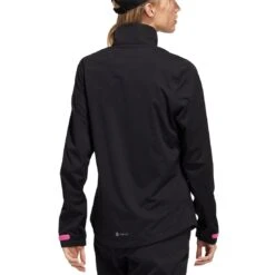 Adidas Women's RAIN.RDY Jacket -Silver Putters adidas fw22 womens rain rdy jacket black back itempicture
