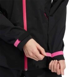 Adidas Women's RAIN.RDY Jacket -Silver Putters adidas fw22 womens rain rdy jacket black cuff detail itempicture