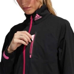 Adidas Women's RAIN.RDY Jacket -Silver Putters adidas fw22 womens rain rdy jacket black pocket detail itempicture