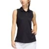 Adidas FW22 Women's Textured Sleeveless Polo