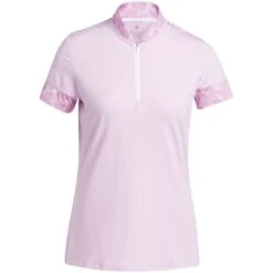 Adidas FW22 Women's Ultimate365 Printed Polo -Silver Putters adidas fw22 womens ultimate365 printed polo bliss lilac itempicture