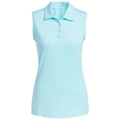 Adidas 2022 Women's Ultimate365 Solid Sleeveless Polo 9 Adidas 2022 Women's Ultimate365 Solid Sleeveless Polo -Silver Putters adidas fw22 womens ultimate365 solid sleeveless polo bliss blue itempicture