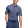 Adidas Go-To Camo Print Polo -Silver Putters adidas go to camo print polo crew navy front itempicture