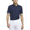 Adidas Heat.RDY Polo 1 Adidas Heat.RDY Polo -Silver Putters adidas heat rdy polo collegiate navy front itempicture