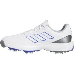 Adidas Juniors ZG23 Golf Shoes White/Lucid Blue -Silver Putters adidas juniors zg23 golf shoes white lucid blue spine itempicture