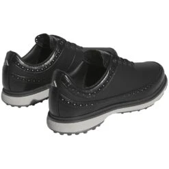 Adidas MC80 Golf Shoes Black/Dark Silver/Grey Two -Silver Putters adidas mc80 golf shoes black dark silver grey two back itempicture