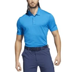 Adidas Ottoman Stripe Polo -Silver Putters adidas ottoman stripe polo blue rush semi mint rush model front itempicture