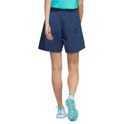 Adidas Women's 4 Inch Go-To Shorts -Silver Putters adidas ss22 womens 4 inch go to shorts crew navy back itempicture