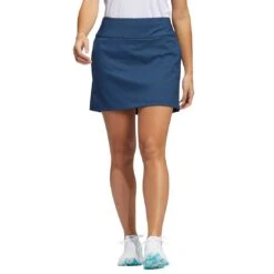 Adidas Women's Ultimate365 Solid Skort -Silver Putters adidas ss22 womens ultimate365 solid skort crew navy itempicture