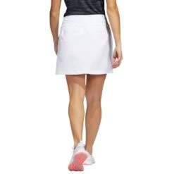 Adidas Women's Ultimate365 Solid Skort -Silver Putters adidas ss22 womens ultimate365 solid skort white back itempicture