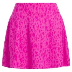 Adidas Women's Printed 16 Inch Skort -Silver Putters adidas ss23 womens printed 16 inch skort lucid fuchsia itempicture