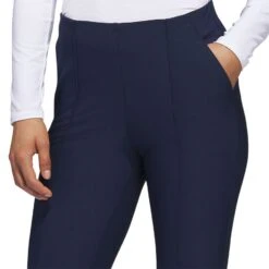 Adidas Women's Ultimate365 Full Length Pants -Silver Putters adidas ss23 womens ultimate365 full length pants collegiate navy detail2 itempicture