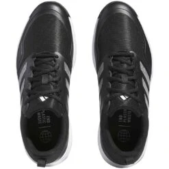 Adidas Tech Response 3.0 SL Golf Shoes Black/Black/White -Silver Putters adidas tech response 3 0 sl golf shoes black black white top itempicture