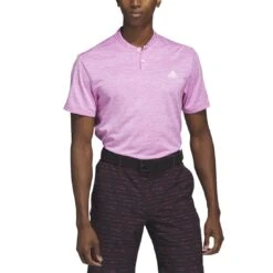 Adidas Texture Stripe Polo -Silver Putters adidas texture stripe polo lucid fuchsia itempicture