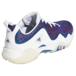 Adidas Women's Codechaos 21 Golf Shoes White/Marine/Scarlet -Silver Putters adidas women s codechaos 21 golf shoes white marine scarlet heel